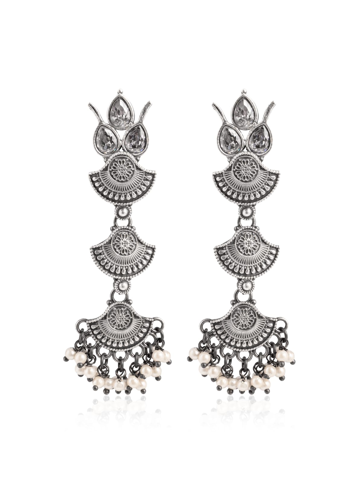 Silver Hoop Earrings Design
