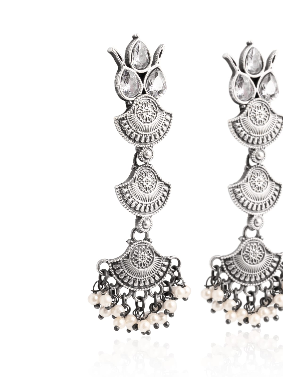 Silver Hoop Earrings Design