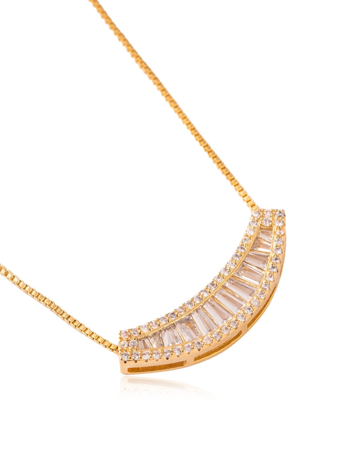 Sterling Pendant with Cubic Zirconia