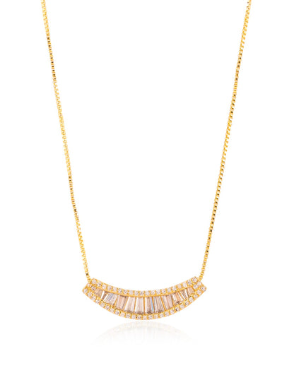 Sterling Pendant with Cubic Zirconia
