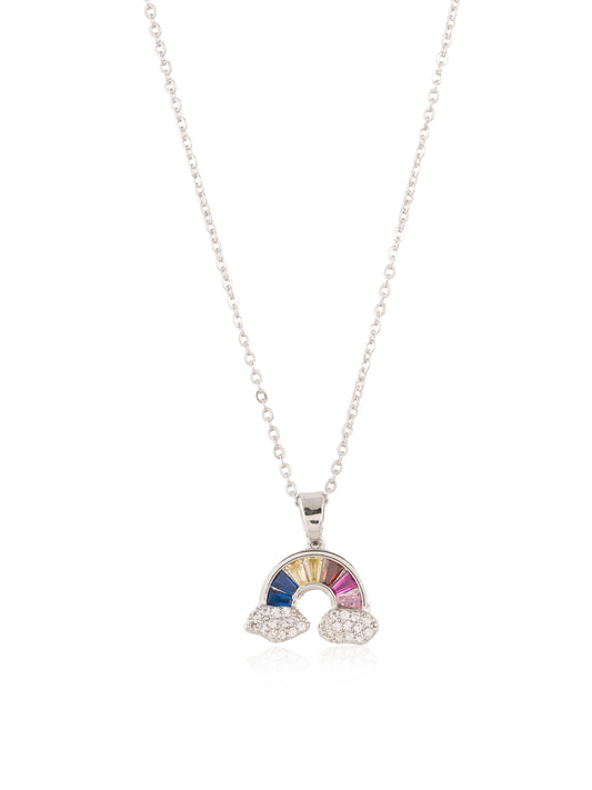 Rainbow Charm Necklace